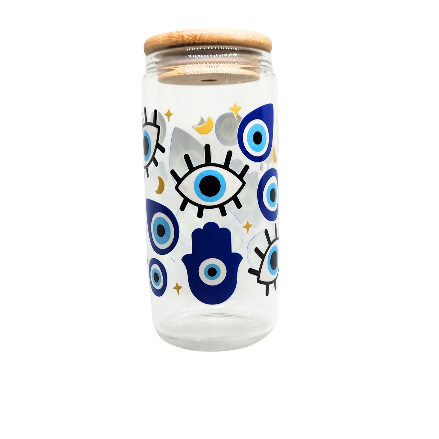 Mystical and Enchanting Glass Tumbler - Evil Eye