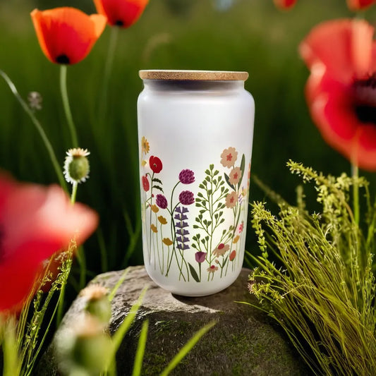 Elegant Boho-Chic Glass Tumbler