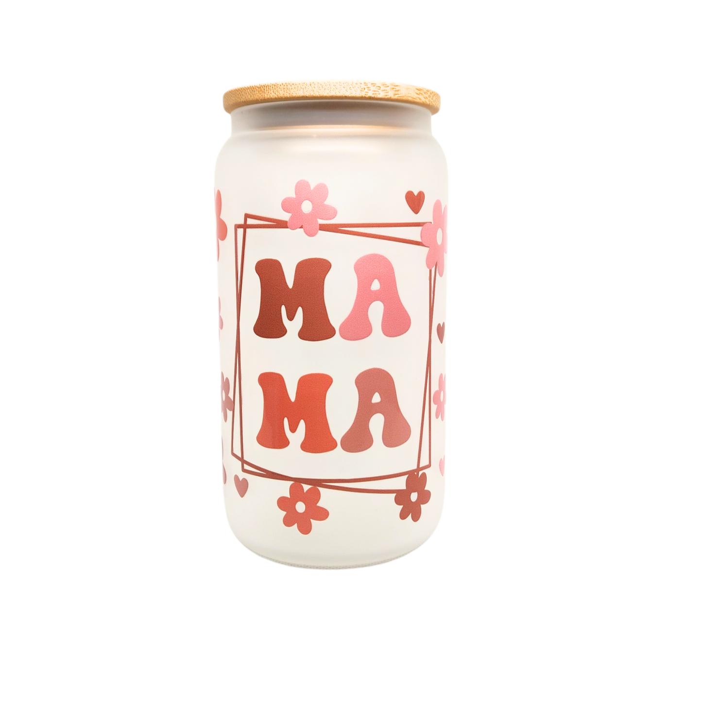 Mama Tumbler - simple pink floral design