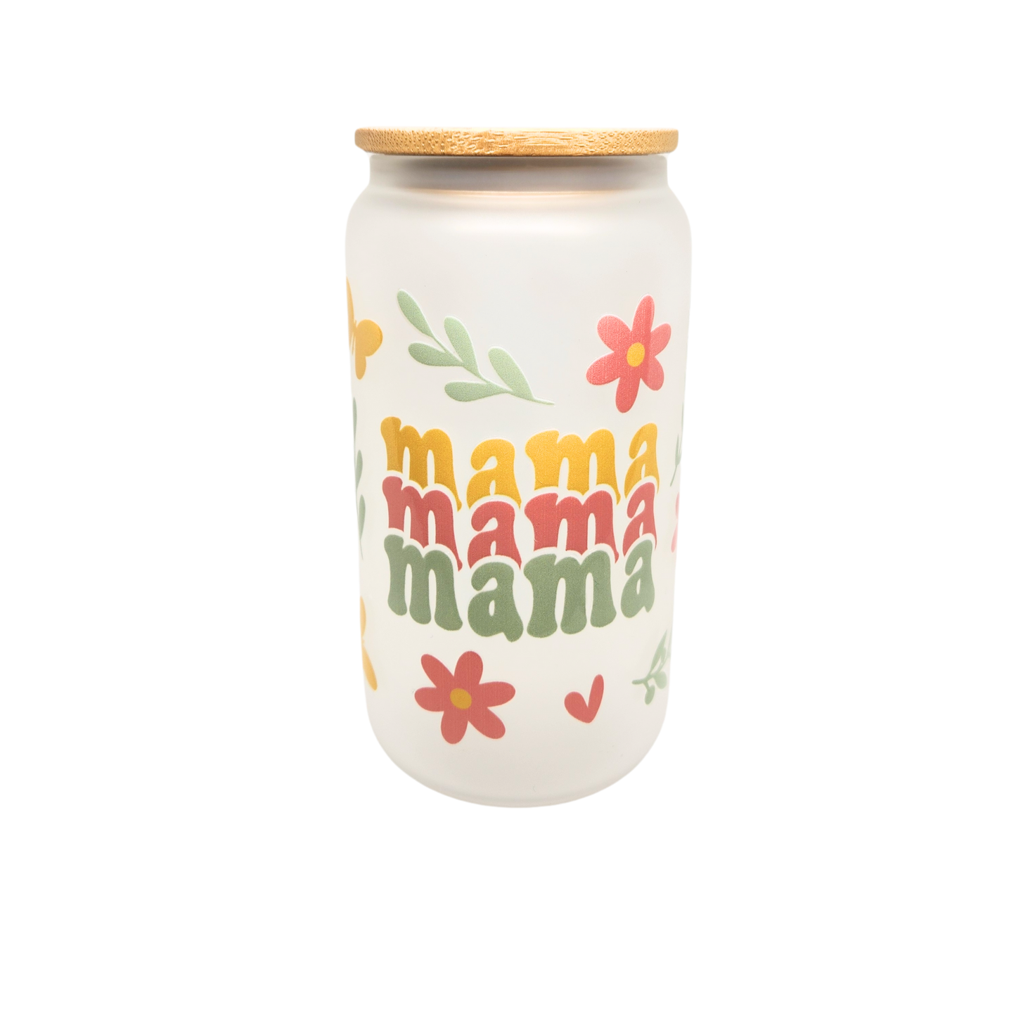 Mama Tumbler - simple colourful floral design