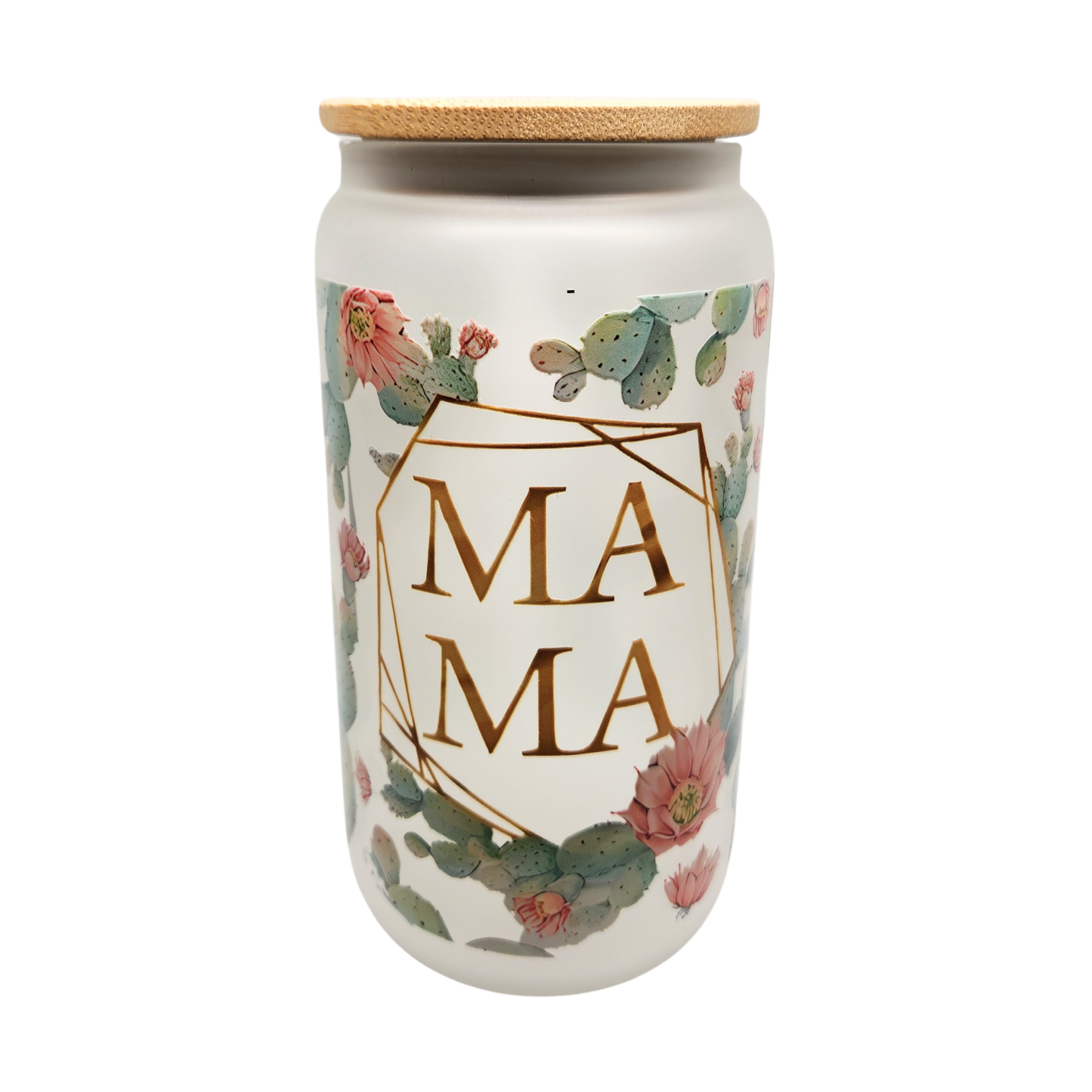 Cactus Pink Flower Mama Tumbler