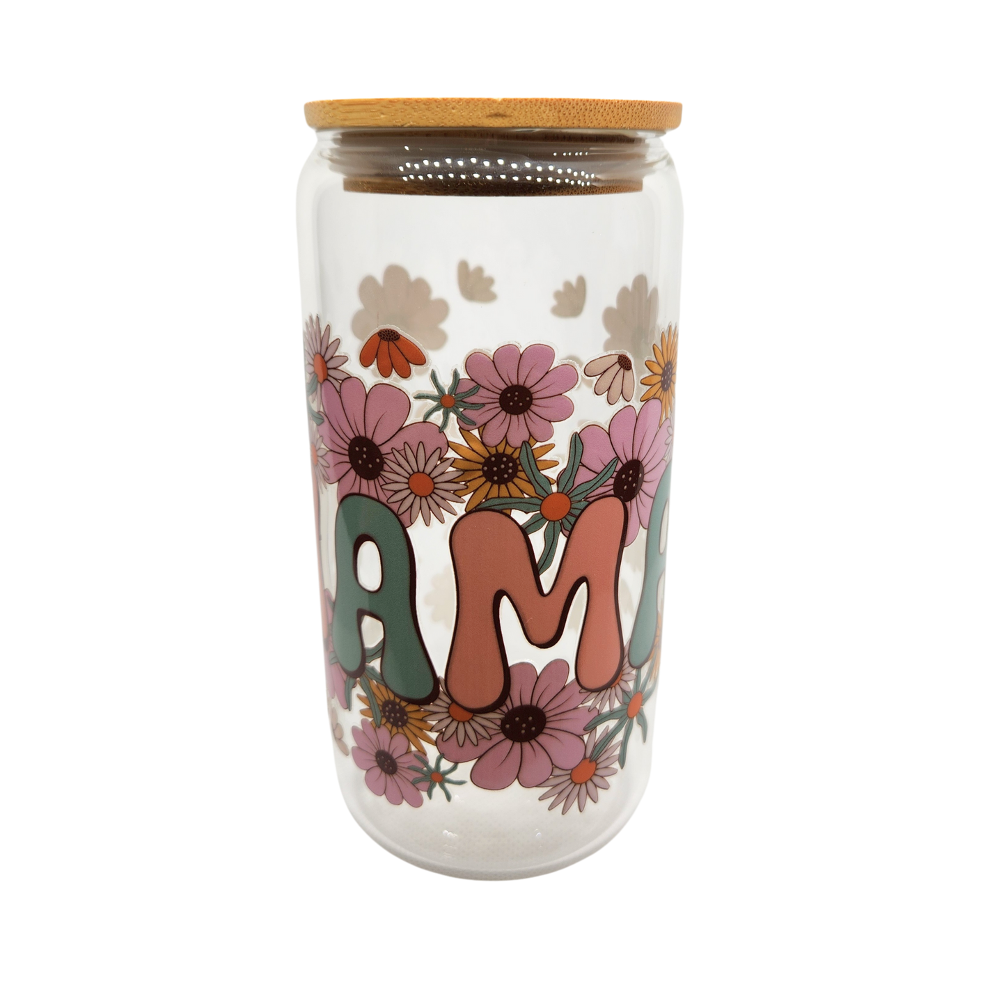 Mama Tumbler - simple pink floral design